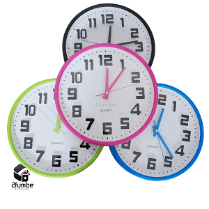 colored wall clock
