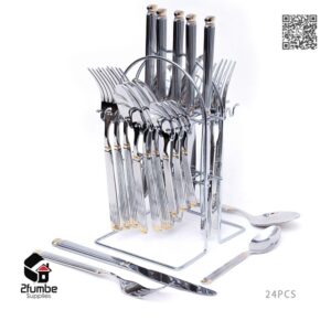 Silver-24pcs-cutlery-set-2fumbe-Kitchenware