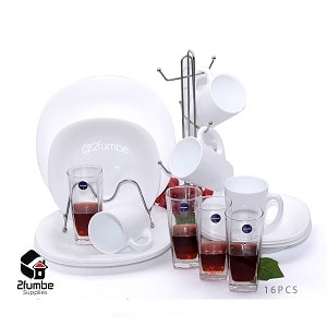 Neo-Carine-Luminarc 16 Pieces-Dinnerset-2fumbe-Kitchenware