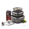 6 Pieces Grey-Nonstick Granite Coating Cookware-Lifesmile-2fumbe