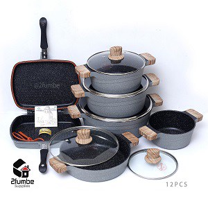 12pcs Vogati Granite Die Cast Cookware set-2fumbe-kitchenware