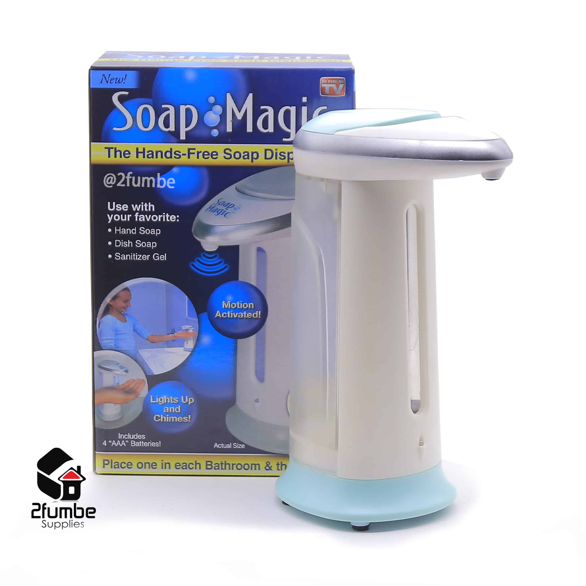 Hands-free-soap-&-sanitizer-Gel-dispenser