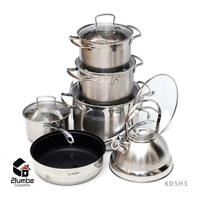Steel Cookware with whistle kettle