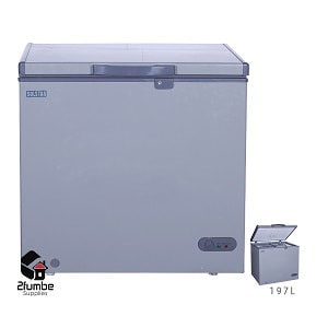 Solstar 197L Chest freezer-CF280-SGLBSS-Slide Door-Double Basket-2fumbe