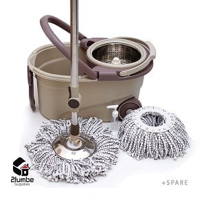 Auto rinse Spin mop with spare mop thread-2fumbe-kitchenware