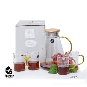 2fumbe-Glass tea Kettle set-kitchenware