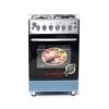 3x1 Silver-Sano Electric Gas cooker-60x60-front view