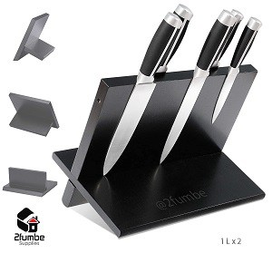 Black block magnetic knife holder-2fumbe-kitchenware