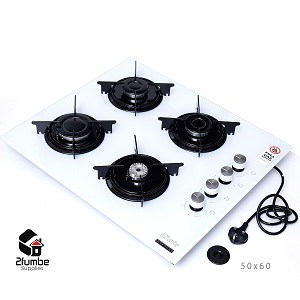 Luxell-white 4 burner Desktop Gas cooker-2fumbe
