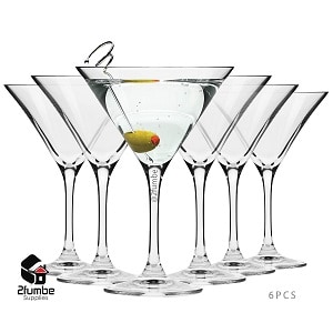 Conical Cocktail Martini Glasses-2fumbe-supplies Uganda