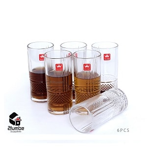 Yujing thick drinking glasses set-2fumbe-kitchenware