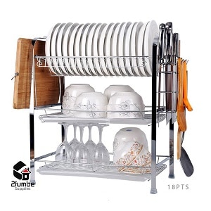 3 tier round dish drainer-2fumbe kitchen furniture