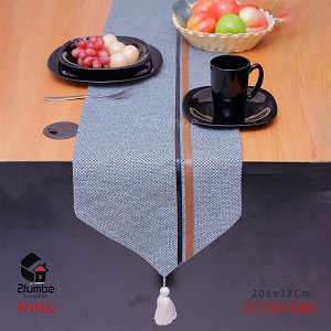 Cotton Table runner 206X32cm-2fumbe table mats