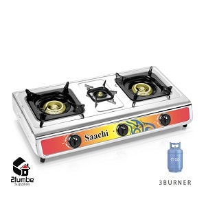 Saachi 3 Burner Desktop Gas Stove NL-GAS-5224-2fumbe Stoves