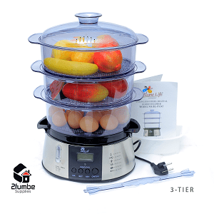 BlumeLife-3 tier electric food steamer-2fumbe Kitchen appliances