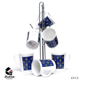 6 Pieces Fames Melamine cup set-2fumbe Kitchenware uganda