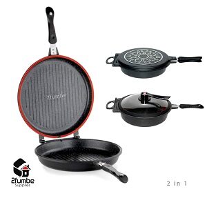 GRP03- Pressure cooker and grill pan