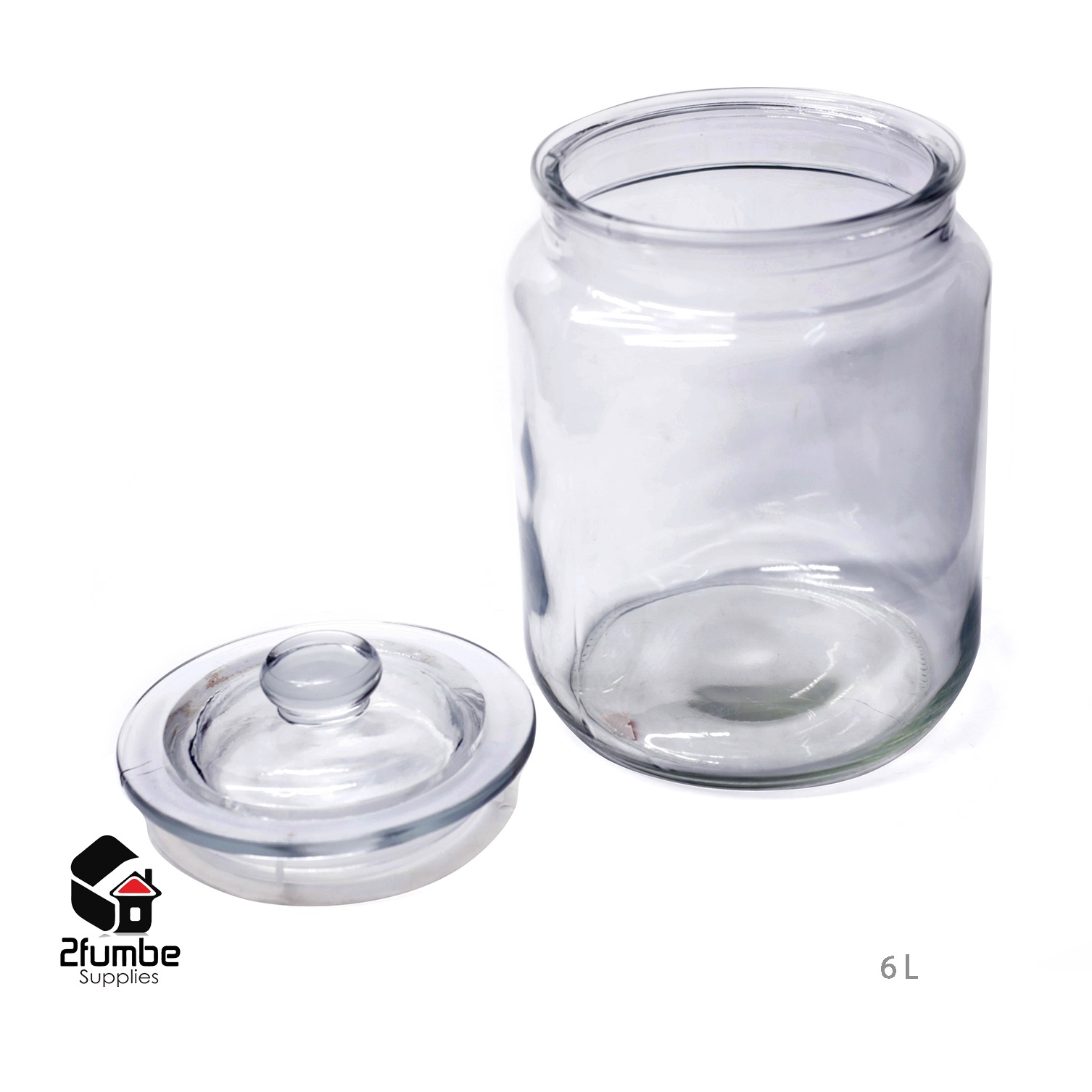 SPC07 -Cookie jar 6Liters Glas can -2fumbe
