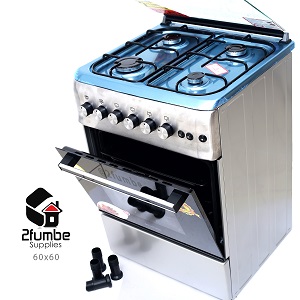4 Burner Blueflame Full Standing Gas cooker -Gas Oven-60x60-2fumbe Kitchen appliances