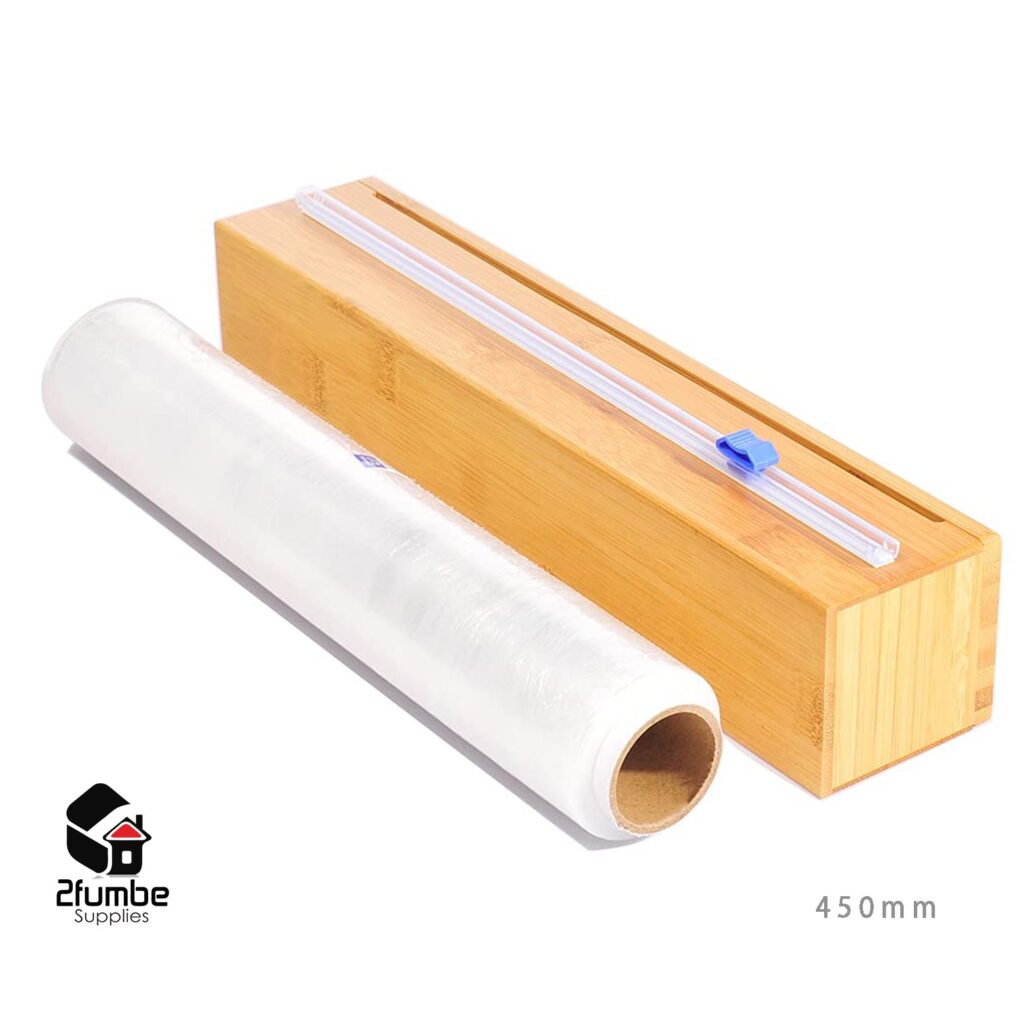 VSL04-wooden cling film dispenser-2fumbe food preservation equipment