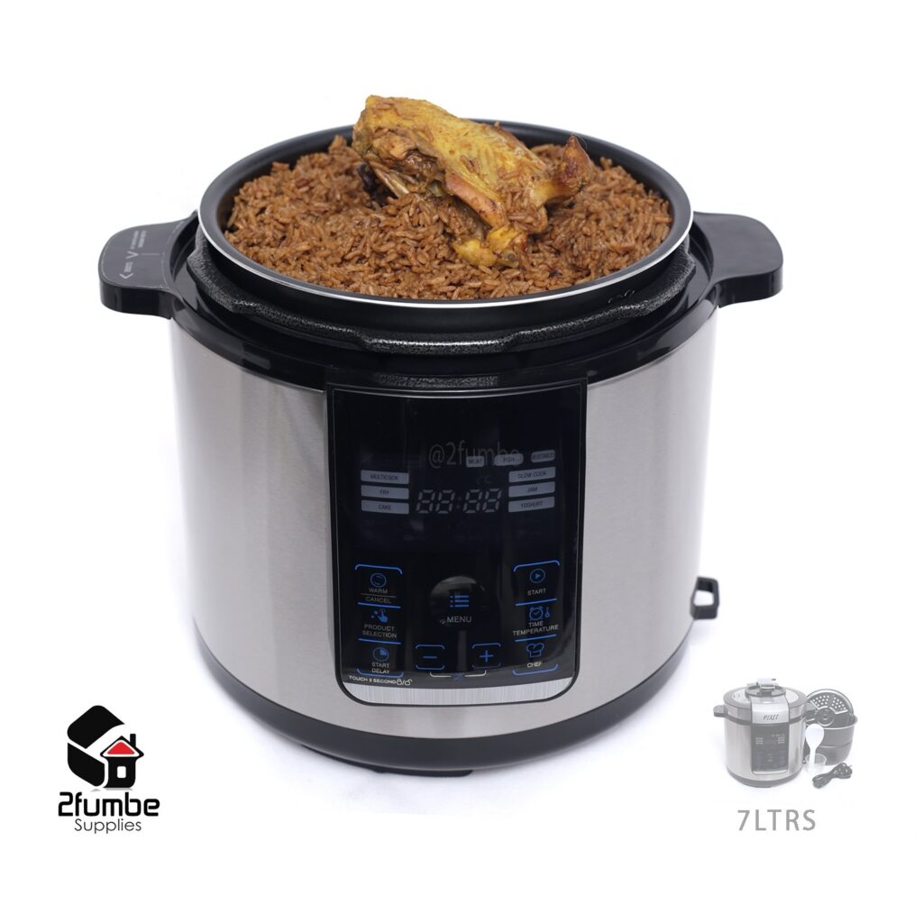 7.0 L Pixel Electric Pressure Cooker - 2fumbe