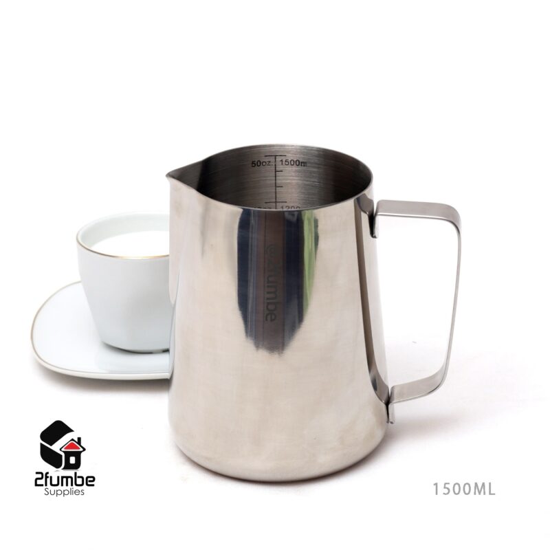 Pro Milk Pitcher 1.5L: Your Essential Coffee Companion