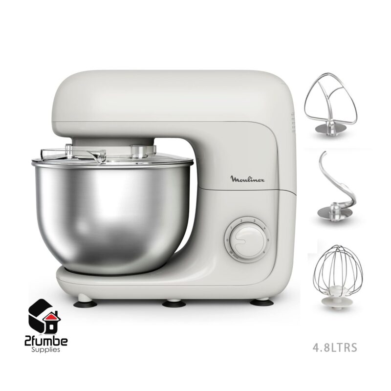 Moulinex Bake Essential Stand Mixer 4.8L, 800 Watts