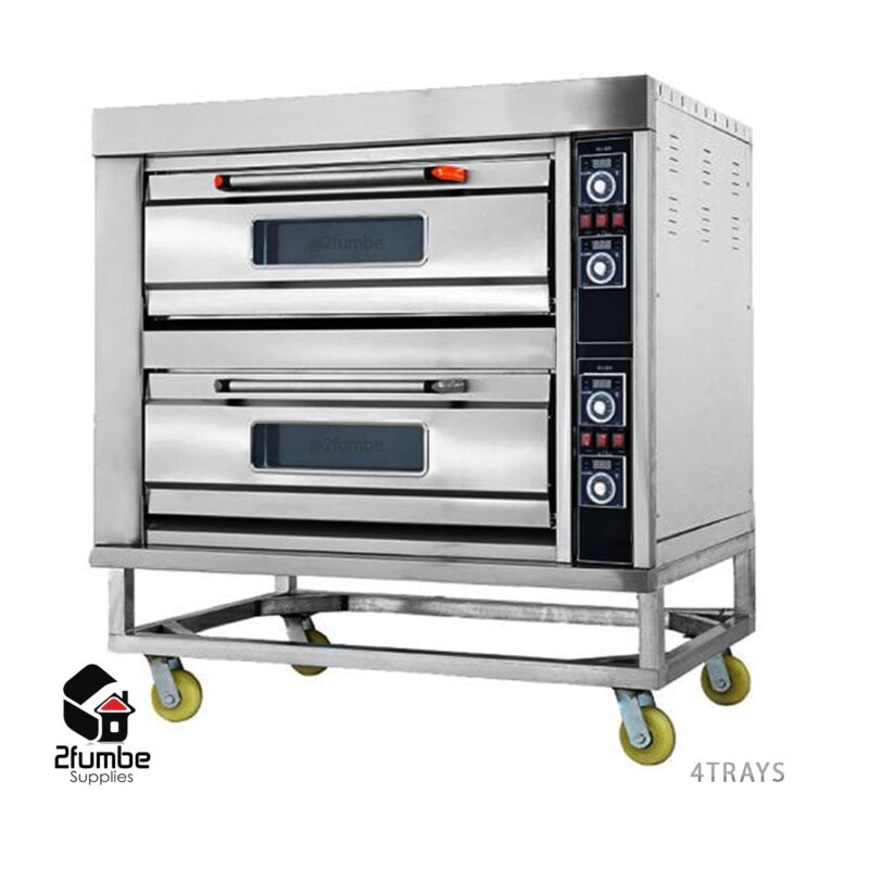 Double Deck Commercial Electric Baking Oven – 2 Trays