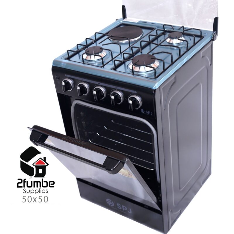 SPJ Cooker 3 Gas Burner with 1 Electric Burner